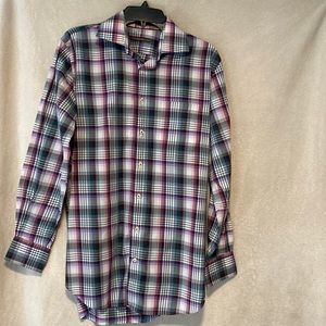 Peter Miller Striped and Plaid print long sleeves shirt